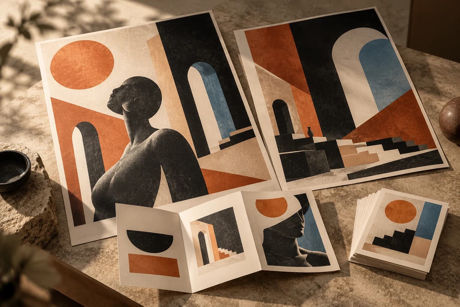Editorial campaign design concept presented as printed posters and a programme